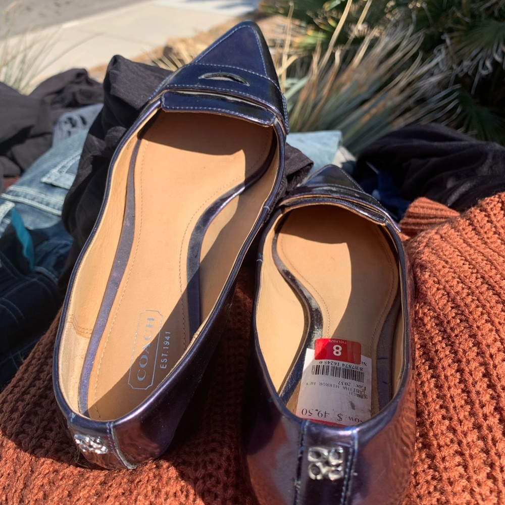 Coach Women's Blue Flats